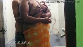 A Mature Couple Enjoys Shower Sex On Their First Night Together