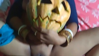 Forced Sex With Ex-Girlfriend On Halloween In Xxx Video