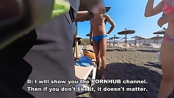 Big Tits Amateur Gets Fucked By Strangers On A Nudist Beach