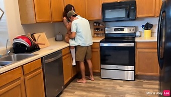 Cleaning The House Turns Into Steamy Sex With A Hot Milf