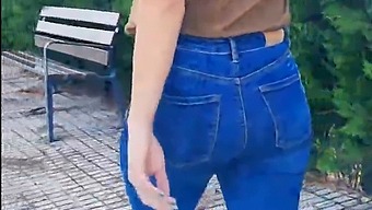 The Hottest Street Walk In A Bra-Less Fashion