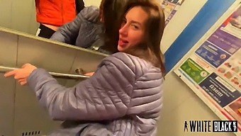 My Neighbor, A Sex-Crazed Woman, Caught Me By The Elevator And Had Sex With Me While Going Home