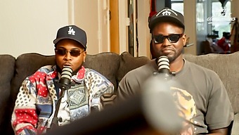 Curlyrican Gets Intense And Passionate Sex During A Podcast Interview