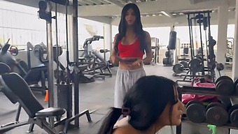 My Trainer, May Hernandez, Gets Me Horny While Working Out Nude.