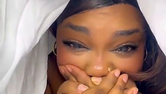 The Stepbrother Was Caught Masturbating By His Black Stepmom